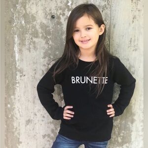 Brunette the label little babes sweatshirt